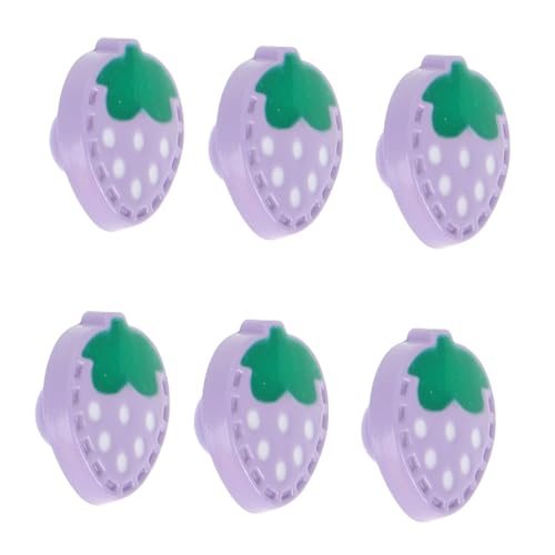 Generisch 10St Knopfdekoration für Kleiderknopf Kinderknopf Kleiderständer Charme-Taste Zubehör handmade knöpfe Handgemachte Knöpfe keine Nähknöpfe Druckknöpfe Kunststoffharz Lavender von Generisch