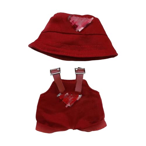 Generisch 17cm Puppen Kleidung 2 Stück DIY Outfit Set mit Schwarzem Hut und Latzhose für Puppen Passend für Sammler Kindergeschenke Generisch 17cm Puppen Kleidung 2 Stück DIY Outfit Set mit Schwarzem Hut und Latzhose für Puppen Passend für Sammler Kindergeschenke von Generisch