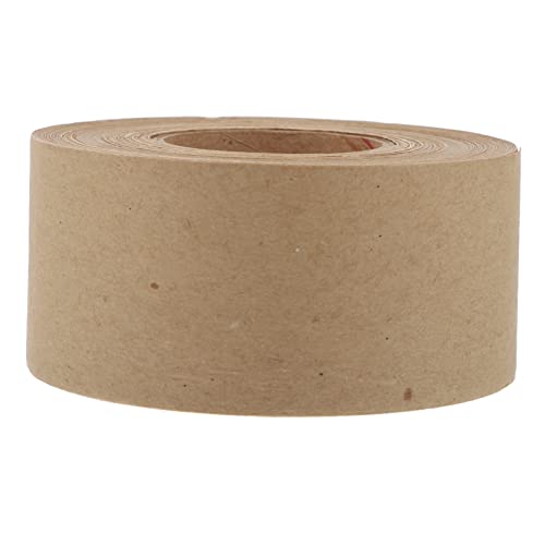 Generisch 1Stk Klebeband aus Kraftpapier Wasser Gold Gummi Bindung Sammelalbum verpackungsmaterial packing tape Reißfestes Klebeband hydro tape Packbänder aus Papier Klebeband zum Verpacken von Generisch