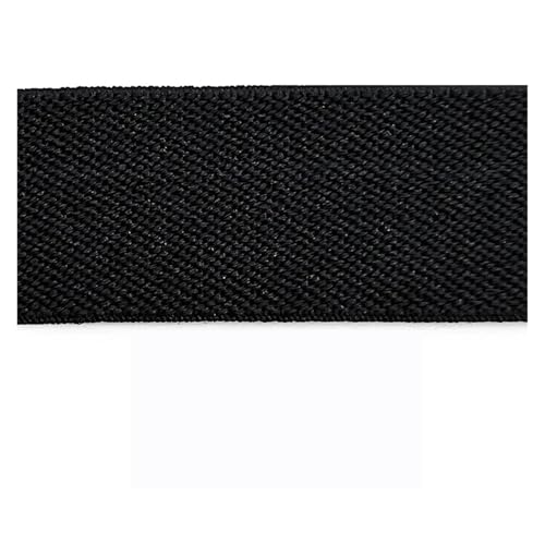 Generisch 2/3meter 25-40 mm Elastizitätsband for Kleidernähung Gummibänder Hosen Hosen Stretchgurt Gurtband DIY Accessoires(Black,2METERS_25MM) von Generisch