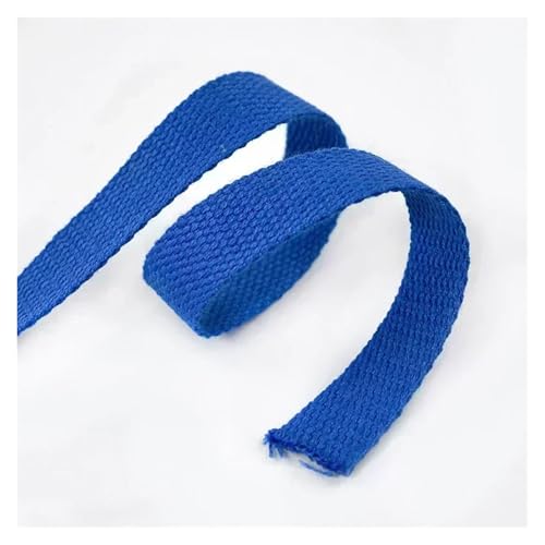 Generisch 2–10 Meter 32 mm Leinwand-Gurtband, Taschengurt, Kleidung, Baumwollband, Hundehalsband, Band, Schrägband, DIY-Nähzubehör(RoyalBlue,32mm-10Meters) von Generisch