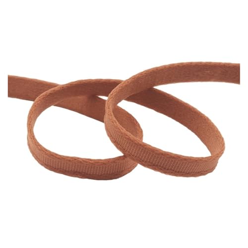 Generisch 2 5 10 Größe 3/8 "10 mm Nylon-BH, Stahlringhülse, Gummiband, Plüschkanal, Unterwäsche, Nähdekoration(Pecan Brown,5 YARDS_10MM) von Generisch