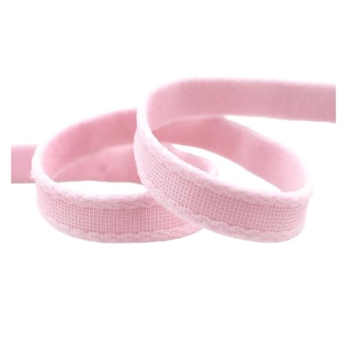 Generisch 2 5 10 Größe 3/8 "10 mm Nylon-BH, Stahlringhülse, Gummiband, Plüschkanal, Unterwäsche, Nähdekoration(Rose Pink,10 YARDS_10MM) von Generisch