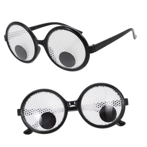 Generisch 2 Stück Lustige Brillen Halloween Kostüme Brillen Erwachsene Halloween Kostüm Sonnenbrille Kostüme Für Halloween Das Outfit Lustige Sonnenbrillen Alberne Brillen Riesige von Generisch