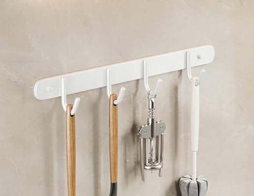 Generisch 2 Stücke Utensilienregal, Edelstahl -Wandmontage -Utensil Haken, für Küchenbadezimmer Schlafzimmer, mit abnehmbaren Haken Küchen Utensilienhalter Utensil Hänge Rack Schiene von Generisch