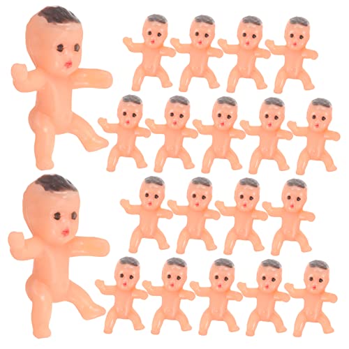 Generisch 20St Engel Puppe Puppe plastikbabys Shower Dekoration babygeschenk miniaturen figuren kleine babydekore Partydekoration Babyspielzeug aus Kunststoff Partygeschenke von Generisch