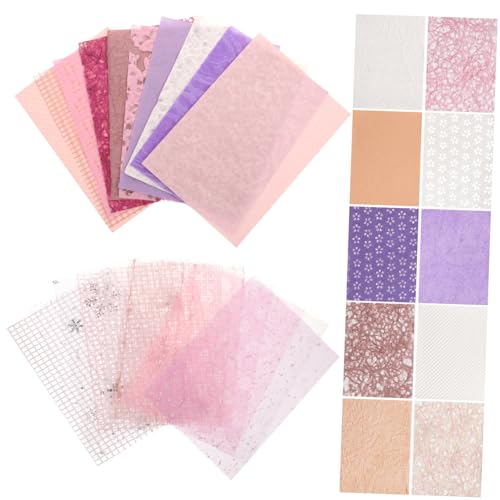 Generisch 30 Blätter kreativpapier Scrapbook Paper kraftpapier buntpapier Craft Paper Hintergrundpapier Bedrucken Tagebuch dekoratives Papier Scrapbooking DIY Papier Hand Papier Rosa von Generisch