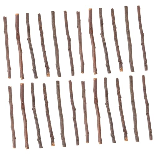 Generisch 40St Heimwerken Geäst Gefälschte Pflanzen Cocktail-Sticks schmilzt weihnachten basteln bastelmaterial weihnachten holzstäbchen Holzstöcke aus Holz Holzzweige zum Basteln hölzern von Generisch