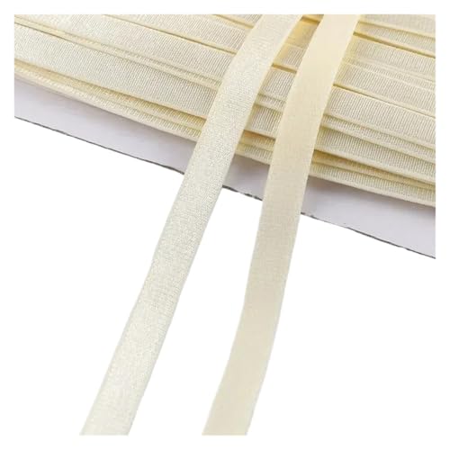 Generisch 5/10/20meter 10mm Nylon -Elastizbänder for BH -farbige Unterwäsche Schultergurte Gummiband DIY -Nähzubehör(Beige,20Meters) von Generisch