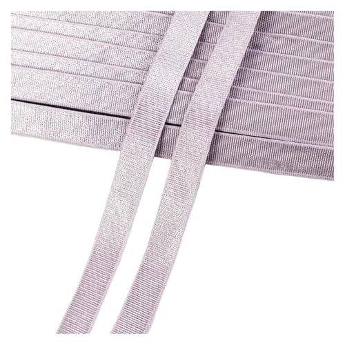 Generisch 5/10/20meter 10mm Nylon -Elastizbänder for BH -farbige Unterwäsche Schultergurte Gummiband DIY -Nähzubehör(TaroPurple,10Meters) von Generisch