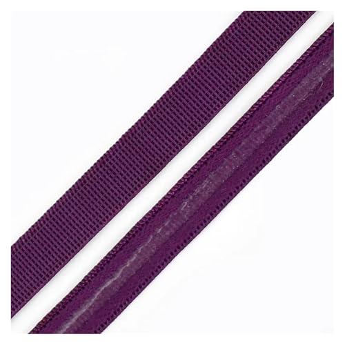 Generisch 5-50meter 10 mm Nicht-Schlupf-Gummibänder Silikonbänder for BH Unterwäsche Schultergurte Nähen Gummi-Bänder Kleidungsstückzubehör(1019,20METERS_10MM) von Generisch