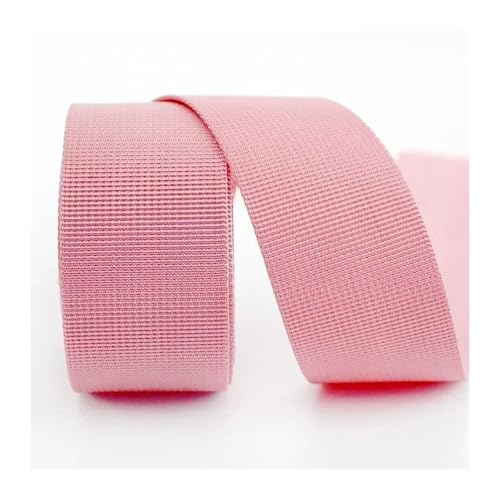 Generisch 5 Meter 20–50 mm Nylonbänder for Autositzgurt, Rucksackgurt, dick, 1 mm Gurtband, Gepäckbindeband, Nähen, Schrägband, Zubehör(Pink,20mm) von Generisch