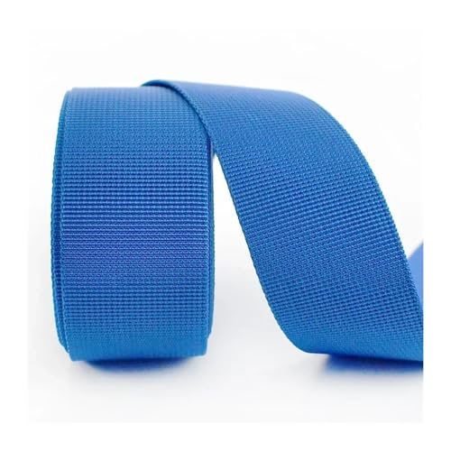 Generisch 5 Meter 20–50 mm Nylonbänder for Autositzgurt, Rucksackgurt, dick, 1 mm Gurtband, Gepäckbindeband, Nähen, Schrägband, Zubehör(RoyalBlue,20mm) von Generisch