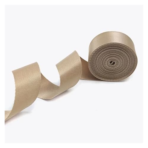 Generisch 5 Meter Polyester-Nylon-Gurtband, 0,7 mm dickes Band, Rucksackgurt, Bänder, Gürtel, Schrägband, DIY-Kleidung, Nähzubehör(Khaki,32mm) von Generisch