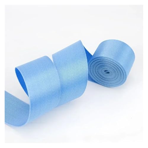 Generisch 5 Meter Polyester-Nylon-Gurtband, 0,7 mm dickes Band, Rucksackgurt, Bänder, Gürtel, Schrägband, DIY-Kleidung, Nähzubehör(SkyBlue,20mm) von Generisch