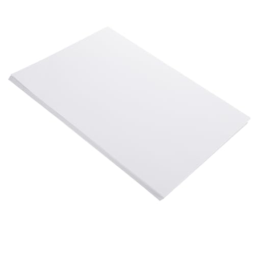 Generisch 50 Blatt Adressetiketten Band Thermobonpapier Umschlagaufkleber adressenaufkleber einschlagpapier große Aufkleber selbstklebendes bedruckbares Papier Briefpapier selbstklebend Weiß von Generisch