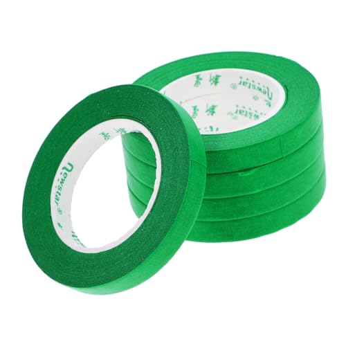 Generisch 5St Abdeckband wiederverwendbares klebeband Maskierung Abdeckpapier bemalen Plakatband Klebeband-Abdeckfolie Autolack Kunstband Malerband Bandbeschriftung breites Klebeband Green von Generisch