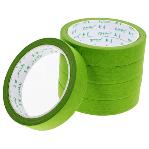 Generisch 5st Abdeckband Etikettenband Sprühkleber Doppelseitiges Klebeband Kunstband Dickes Klebeband Schalthebelabdeckung Abdeckfolie Kantenabschlussband Green Papier von Generisch