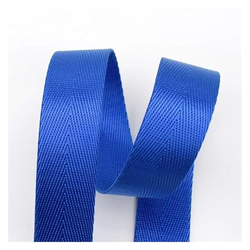 Generisch 8 Meter 20–50 mm breite 1 mm dicke Nylon-Gurtbänder, dekorative Bänder, Band for Taschen, Sicherheitsgurtband, DIY-Nähzubehör(RoyalBlue,32mm) von Generisch