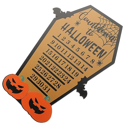 Generisch Adventskalender Für Halloween Countdown-kalender Halloween-adventskalender- Halloween- Halloween-kalender Adventskalender Für Kleinkinder Halloween-adventsdekoration Holz von Generisch