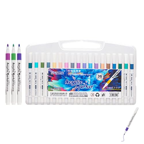 Generisch Bunte Stifte, Kunstmarker, Schnell trocknender wasserfester Malstift, Stapelbares Aquarellstift-Set, Schulbedarf, Schüler-Zeichnungsbedarf für Lehrer, Schüler, Kinder von Generisch