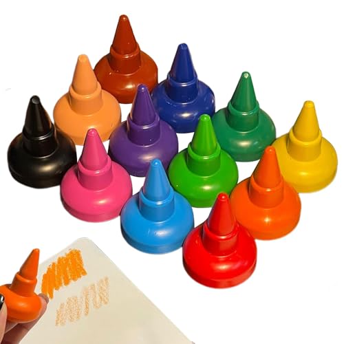 Generisch Crayons Kit - Crayons Art Kit | Waschmaschinen Toddler Buntstifte, 12 Farben sichere Färbung Buntstifte für Mädchen, Malaktivitäten Werkzeug Zeichnung Stift für Malerei, Illustrati von Generisch