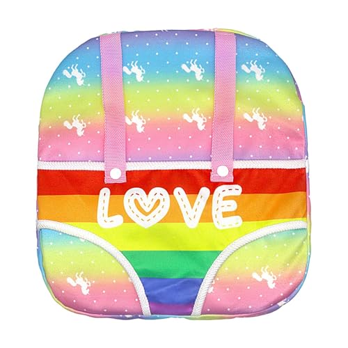 Generisch Doll Carrier, Reborn Doll Backpack Carrier, Fun Babydoll Accessories with Front Storage Bags, 26x28cm Perfect for 12-18 Inch Dolls, Ideal for Doll Storage and On-The-Go Playtime Generisch Doll Carrier, Reborn Doll Backpack Carrier, Fun Babydoll Accessories with Front Storage Bags, 26x28cm Perfect for 12-18 Inch Dolls, Ideal for Doll Storage and On-The-Go Playtime von Generisch