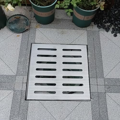 Generisch Drainabdeckungen aus rostfreiem Stahl - Abflussraster im Freien für Garten, haltbares Entwässerungssieb mit Basis, effiziente Außenabwehrlösung Generisch Drainabdeckungen aus rostfreiem Stahl - Abflussraster im Freien für Garten, haltbares Entwässerungssieb mit Basis, effiziente Außenabwehrlösung von Generisch