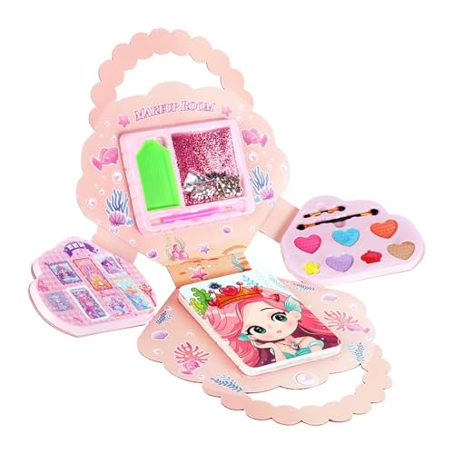 Generisch Dress Up Stickers, Princess Makeup Sticker Game, Creative Dress Up Set, Fun Paper 11.81x12.2x1.38 Inches for Girls, Innovative Plaything and Imaginative Games von Generisch