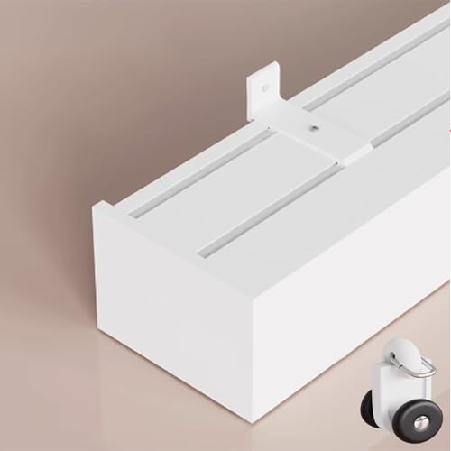Generisch Duschvorhangschiene aus Aluminiumlegierung, doppelläufige Raumteiler, leichtgängige Gleitschiene mit Riemenscheibe, 3-in-1-Schallwandkasten, weiß, 350 cm – perfekt für Moderne Innenräume Generisch Duschvorhangschiene aus Aluminiumlegierung, doppelläufige Raumteiler, leichtgängige Gleitschiene mit Riemenscheibe, 3-in-1-Schallwandkasten, weiß, 350 cm – perfekt für Moderne Innenräume von Generisch