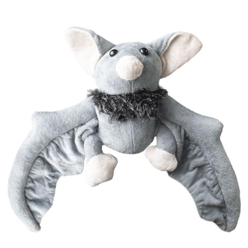 Generisch Fledermaus Stofftier | 13 Zoll süße Plüschtiere Fledermauspuppe,Tierpuppe, weiches, umarmendes Plüschkissen für Partyzubehör, Kindergeschenke, Halloween-Weihnachtsdekorationen von Generisch