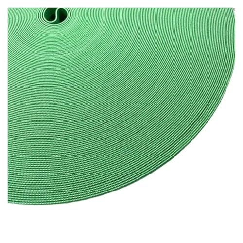 Generisch Gummiband, 20 mm, gewebtes Knopfloch-Elastikband, Stretchband, Verlängerung, fertiges Band, Nähen, Bekleidungszubehör(Green,20mm 5yards) von Generisch