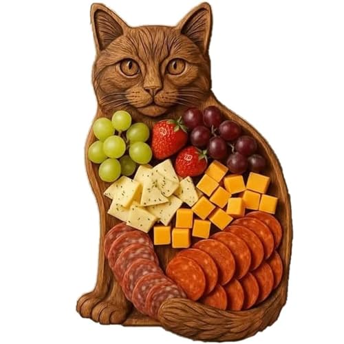 Generisch Katzenform Obst Mahlzeiten Platte Aperitifbrett mit Meeresthema Lustiges Hochwertige Holzprodukte Katzenform Charcuterie Platte Trendy Linie Zum Platzieren von Lebensmitteln und Obst 11in Generisch Katzenform Obst Mahlzeiten Platte Aperitifbrett mit Meeresthema Lustiges Hochwertige Holzprodukte Katzenform Charcuterie Platte Trendy Linie Zum Platzieren von Lebensmitteln und Obst 11in von Generisch