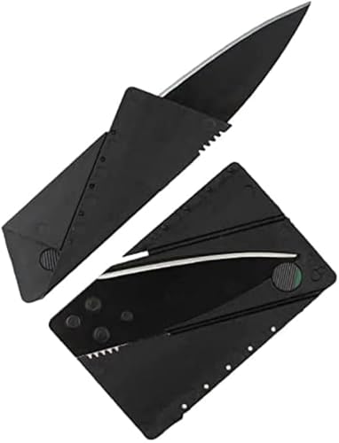 Generisch Kreditkarte Messer, Kreditkartenmesser, Kreditkartenformat, Klappmesser, Faltmesser, Outdoor Taschenmesser, Mini Überlebensmesser von Generisch