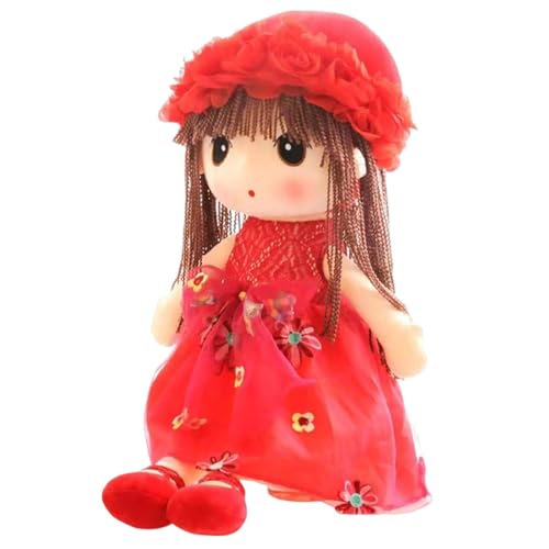 Generisch Kuschelige Stoffpuppe, süße weiche Stoffpuppe | Sweetheart Rag Doll Cozy Cuddle | Handgefertigte multikulturelle Puppe mit Kleidung, schlafende Partnerpuppe zum Kuscheln für Kinder von Generisch