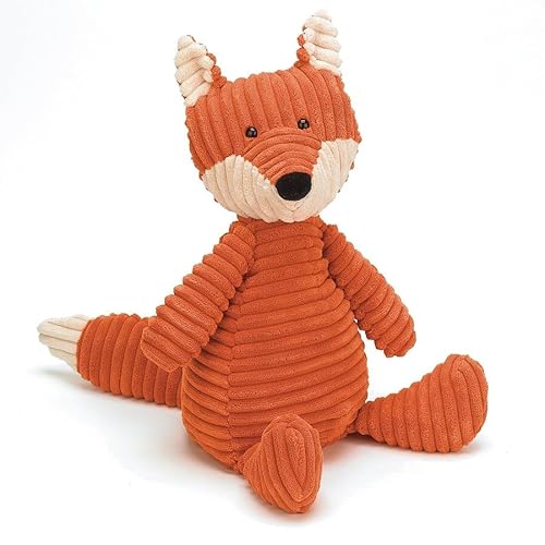 Generisch Amuseable Jelly Kuscheltier Cordy Roy Fox - Fuchs aus geripptem Samtstoff 34 cm - Medium von Generisch