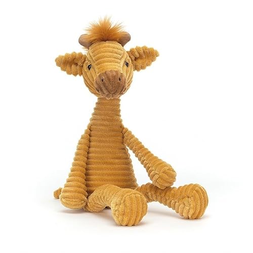 Generisch Kuscheltier Ribble Giraffe aus geripptem Samtstoff 40cm von Generisch