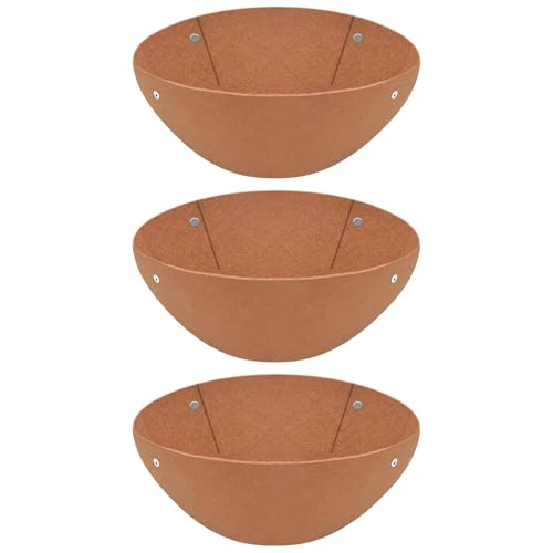 Generisch Liner Für Pflanzgefäße - Runde Hängende Korb Liner | Blumentopf Filzmatte | Ersatzset Von 3 | Gartenentwässerung Gartendekoration Pflanzer | Atmungsaktive Für Pflanzer Blumen Garten Generisch Liner Für Pflanzgefäße - Runde Hängende Korb Liner | Blumentopf Filzmatte | Ersatzset Von 3 | Gartenentwässerung Gartendekoration Pflanzer | Atmungsaktive Für Pflanzer Blumen Garten von Generisch