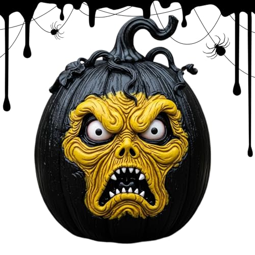 Generisch Lustige Halloween Kürbis Dekorations Figur | Figuren Deko Kürbis Statue | Kreative lustige Feiertags-Dekorations-Bastelarbeiten für Halloween, Karneval und Generisch Lustige Halloween Kürbis Dekorations Figur | Figuren Deko Kürbis Statue | Kreative lustige Feiertags-Dekorations-Bastelarbeiten für Halloween, Karneval und von Generisch