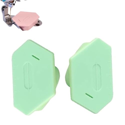 Generisch Magnetic Seam Guide for Sewing Machine, Sewing Machine Multi-Purpose Tool Polygonal Strong Magnetic Gauge, Magnetic Sewing Guide, Universal Sewing Accessories (2Pcs Green) von Generisch