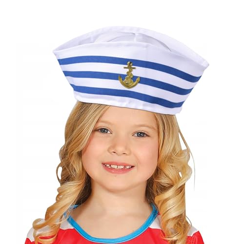 Generisch Matrosenmütze Navy - Erwachsene Partyhüte Fancy Navy Hat Sailor Outfit Damen Herren,für Halloween-Kostümpartys von Generisch