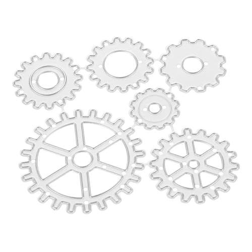 Generisch Metall-stanzformen Mit Großen Zahnrädern, Diy-kartenherstellung, Kunsthandwerk, Karbonstahl, Messerform Für Kuchen, Geprägte Und Papier-stanzformen Mit von Generisch