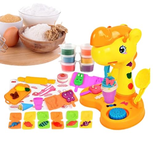 Generisch Modelliermasse | Rich Play Dough Kit | Nudelmaschine Eiscreme Party Play Food Set für Kinder Kinder Pretend Play Dough Toys von Generisch