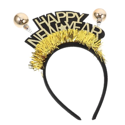 Generisch Neujahrs-stirnband-boppers, Glänzendes Neujahrs-haar-accessoire, 2025 Silvester-party-stirnbänder, Frohes Neues Jahr, Partyzubehör Für Erwachsene von Generisch