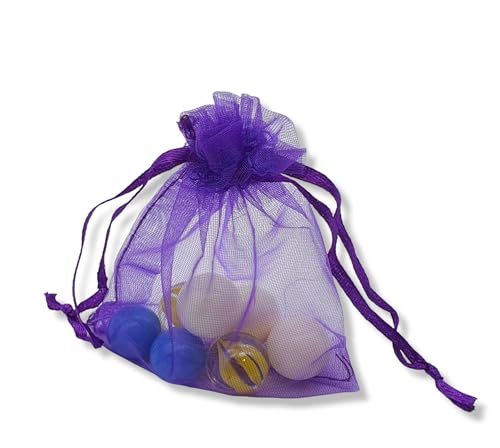 Generisch Organzabeutel Organzasäckchen Geschenkbeutel Schmuckbeutel Hochzeit Feier (Violett, 10 x 15) von Generisch