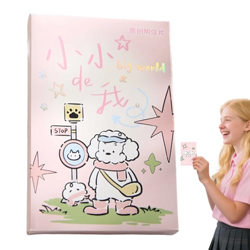 Generisch Postkarten Zum Verschicken | Kunstpapier Postkarten Zum Basteln - 30 Blatt Tierdesign Karten und Papeterie für Schüler Freunde und Klassenkameraden Generisch Postkarten Zum Verschicken | Kunstpapier Postkarten Zum Basteln - 30 Blatt Tierdesign Karten und Papeterie für Schüler Freunde und Klassenkameraden von Generisch