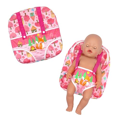 Generisch Puppentür - für Puppen, Tasche, mit Einer Hintertür, Tür | Rucksack für Reborn America Dolls Dolls Vorderpreis für 12 bis 18 Zoll für kleine Mädchen Babypuppe von Generisch