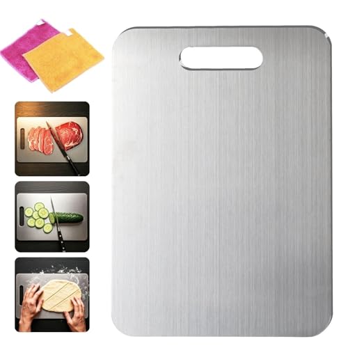 Generisch Pure Cut Titanium Cutting Board, Cutium Cutting Board, Not Easy to Damage The Blade, Easy to Clean, Vegetables Easy to Clean Generisch Pure Cut Titanium Cutting Board, Cutium Cutting Board, Not Easy to Damage The Blade, Easy to Clean, Vegetables Easy to Clean von Generisch