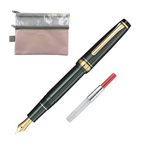 Generisch SAILOR Pro Gear Slim Shikiori Füllfederhalter (MF) mit Konverter &Bleistiftbox, (japan import) (Manyo (11-1224-302)) von Generisch