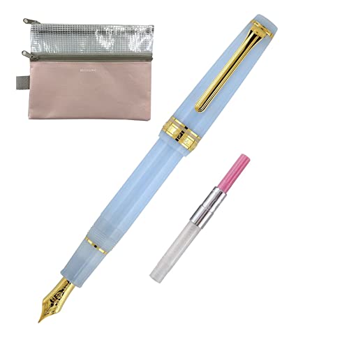 Generisch Sailor Professional Gear Slim Shikiori Füllfederhalter (MF) mit Konverter &Bleistiftbox, (japan import) (Grateful Crane(11-1227-304)) von Generisch